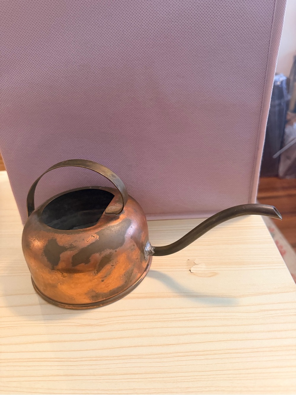Vintage Copper Watering Kettle - Copper Finish